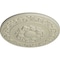 Ekena Millwork Sydney Ceiling Medallion (Fits Canopies up to 5 3/4"), Hand-Painted Clear Yellow, 27 3/4"OD x 2"P CM27SYCYF - alternate 2